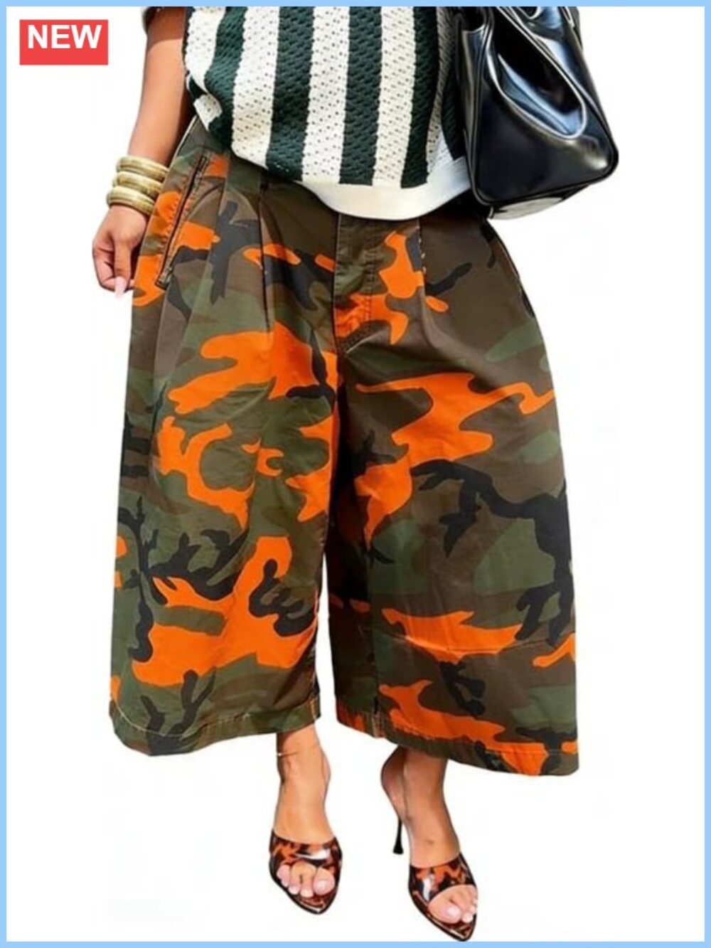 Women Baggy Cargo Jeans Wide Leg Harem Capri Denim Pants Y2K Streetwear